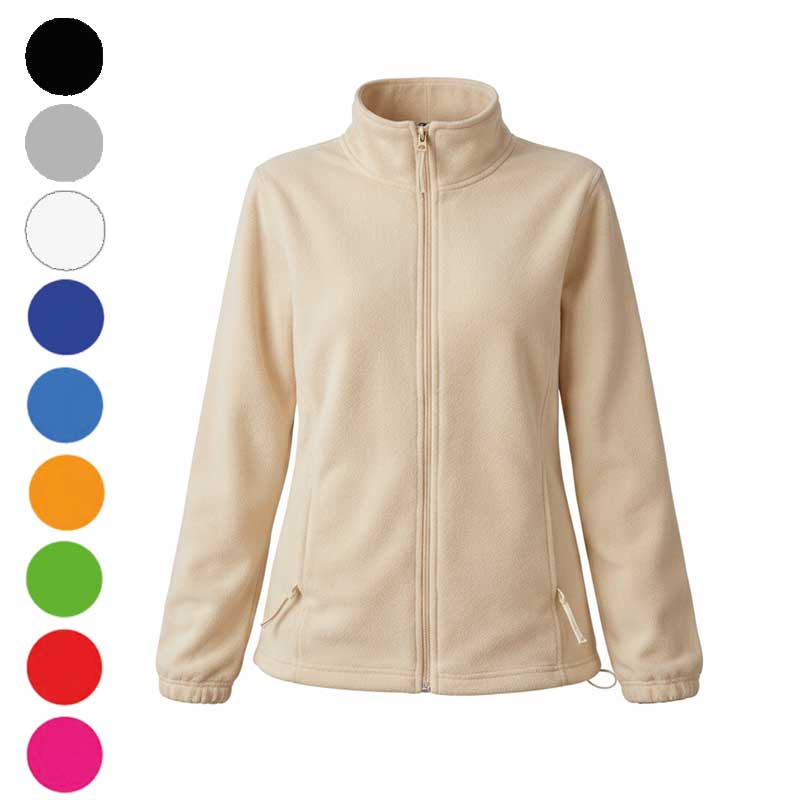 Жіноча флісова кофта з під вишивку логотипу Жіноча флісова кофта з під вишивку логотипу