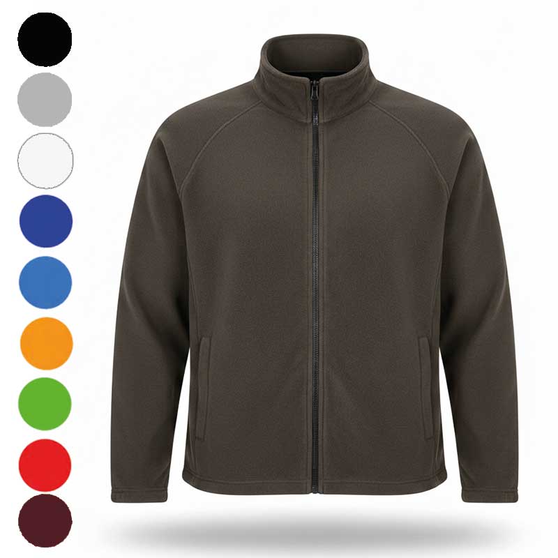 Чоловіча флісова кофта на блискавці з вишитим логотипом компанії на грудях. Якісний теплий спецодяг. Чоловіча флісова кофта на блискавці з вишитим логотипом компанії на грудях. Якісний теплий спецодяг.