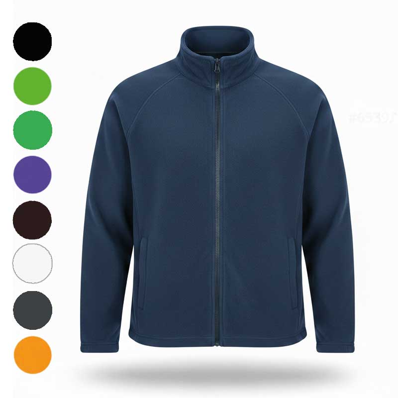 Чоловіча флісова кофта на блискавці з вишитим логотипом компанії на грудях. Якісний теплий спецодяг. Чоловіча флісова кофта на блискавці з вишитим логотипом компанії на грудях. Якісний теплий спецодяг.