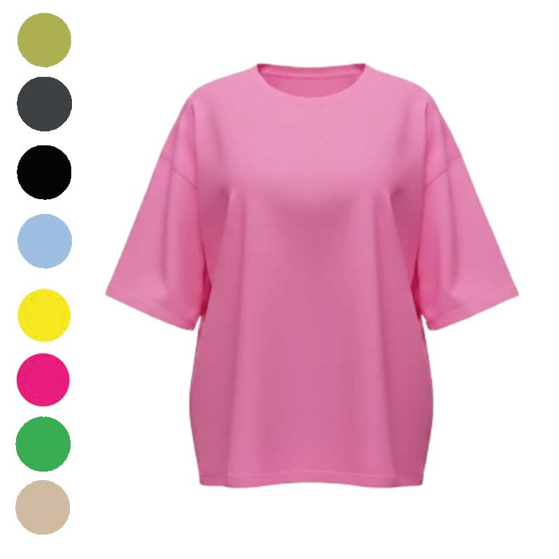 Рожева футболка під брендування. Привабливий колір для жіночого мерчу Рожева футболка під брендування. Привабливий колір для жіночого мерчу