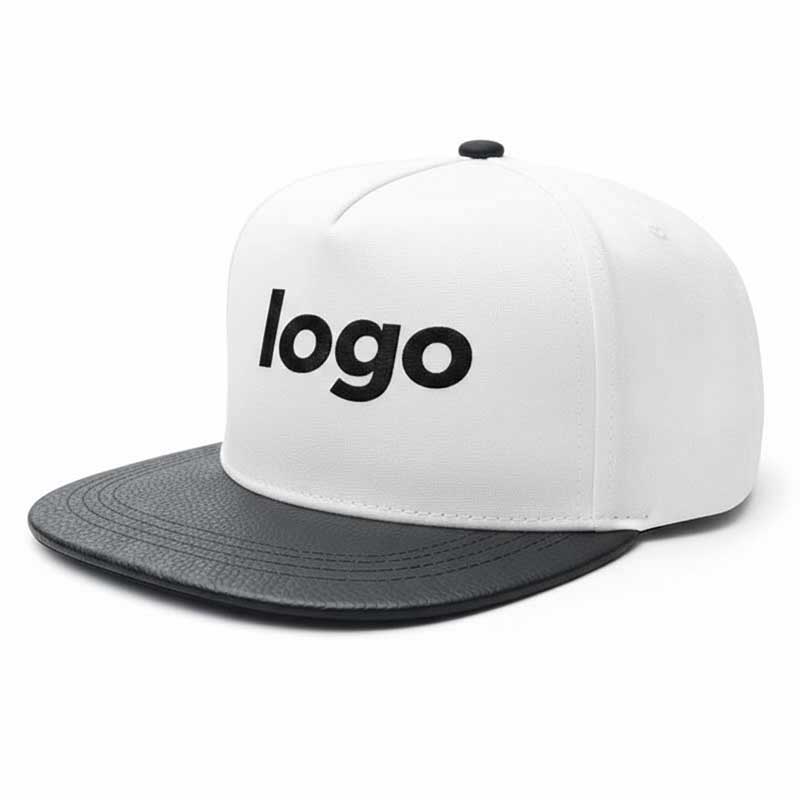 Біла кепка з логотипом на замовлення. Класична шестипанельна бейсболка з об'ємною вишивкою для персоналу. Біла кепка з логотипом на замовлення. Класична шестипанельна бейсболка з об'ємною вишивкою для персоналу.