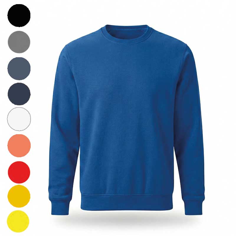 Синій світшот під нанесення бренду. Стійке брендування трикотажу від виробника в Києві. Синій світшот під нанесення бренду. Стійке брендування трикотажу від виробника в Києві.