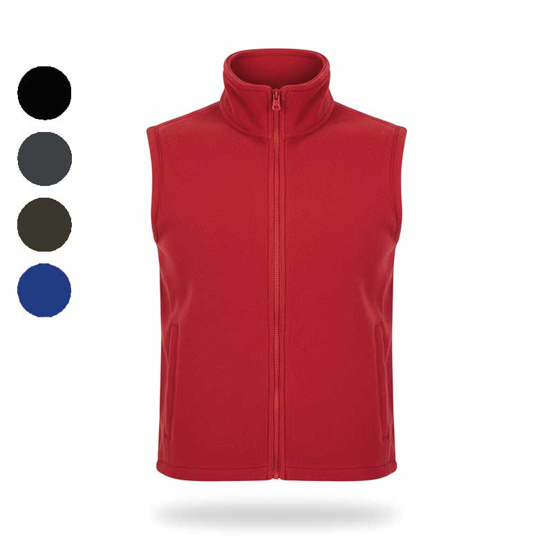 ЧЧервона флісова жилетка на блискавці. Теплий корпоративний одяг для активних рекламних кампаній. Червона флісова жилетка на блискавці. Теплий корпоративний одяг для активних рекламних кампаній.