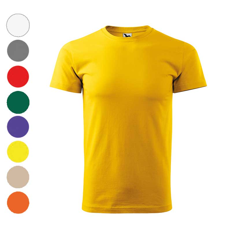 Жовті чоловічі футболки: якісне нанесення лого під ключ Жовті чоловічі футболки: якісне нанесення лого під ключ