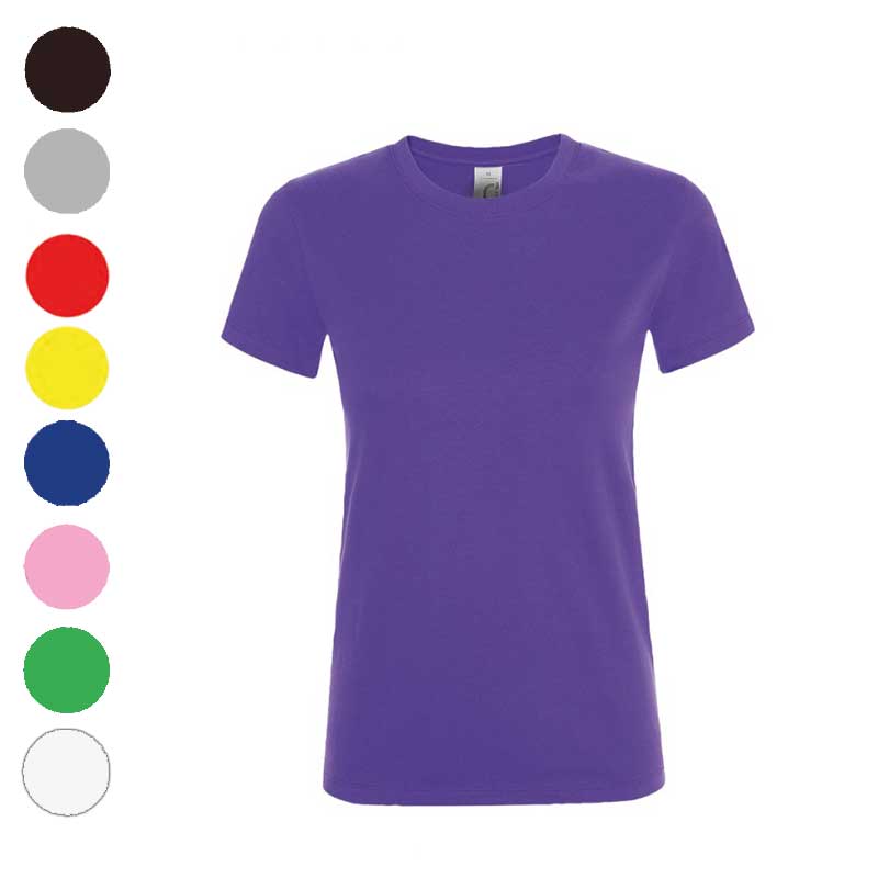 Фіолетові жіноча футболока під брендування. Приклад корпоративного одягу в різних відтінках для івентів та мерчу. Фіолетові жіноча футболока під брендування. Приклад корпоративного одягу в різних відтінках для івентів та мерчу.