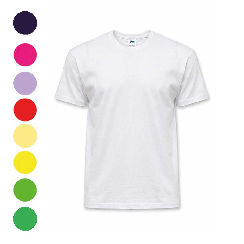 Біла та Палітра різнокольорових футболок під брендування. Приклад корпоративного одягу в різних відтінках для івентів та мерчу. Біла та Палітра різнокольорових футболок під брендування. Приклад корпоративного одягу в різних відтінках для івентів та мерчу.