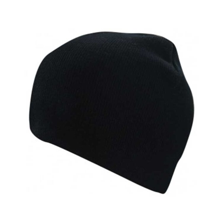 Чорна шапка з вашим логотипом. Комп’ютерна вишивка на головних уборах, професійне нанесення.
